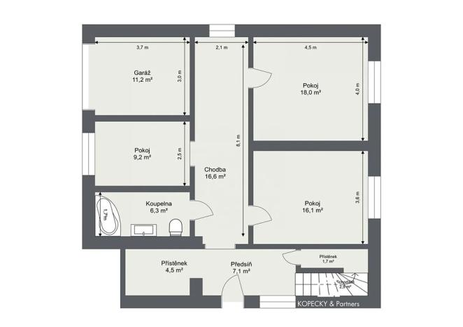 Prodej rodinného domu, Poříčany, Českobrodská, 190 m2