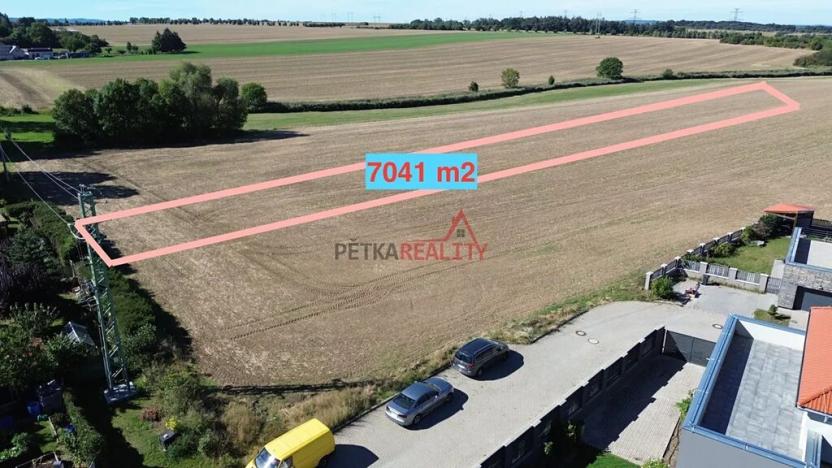 Prodej pozemku pro bydlení, Zlatníky-Hodkovice, Za Brankou, 7041 m2