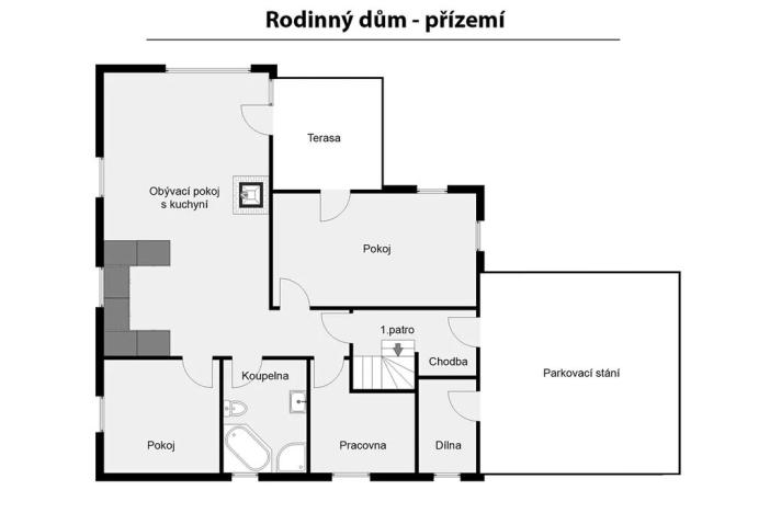 Prodej rodinného domu, Křemže, Luční, 206 m2