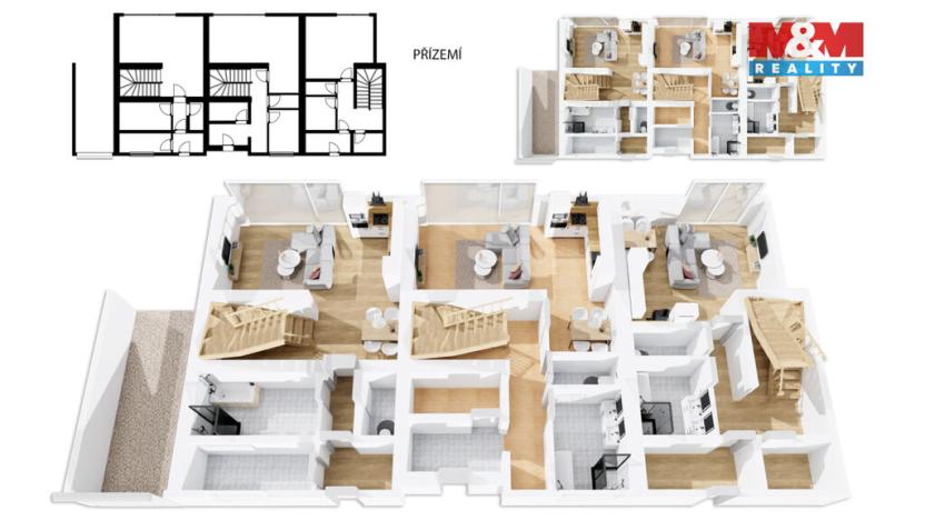 Prodej bytu 4+kk, Obrataň, 110 m2