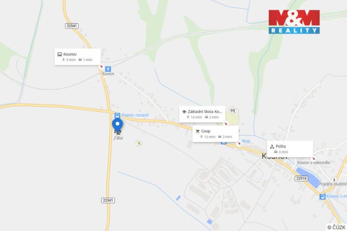 Prodej komerčního pozemku, Kounov, 2991 m2