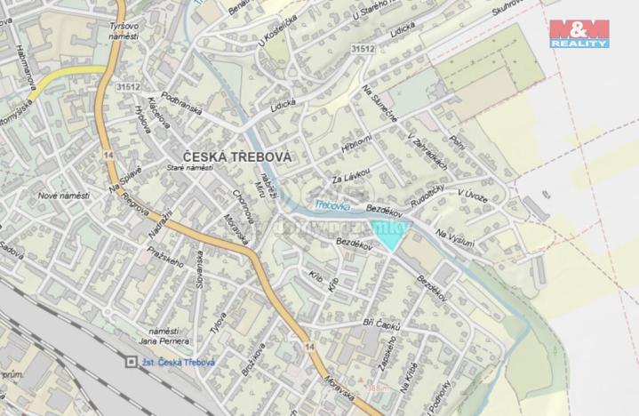 Prodej pozemku pro bydlení, Česká Třebová, Bezděkov, 4130 m2