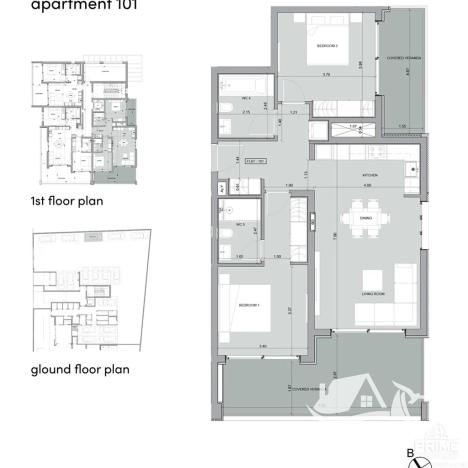 Prodej bytu 3+kk, Lemesos, Kypr, 89 m2