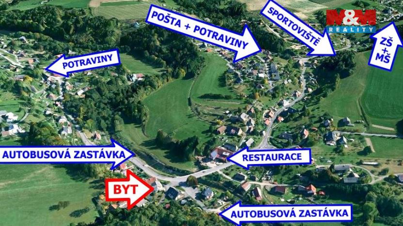 Pronájem bytu 3+1, Nekoř, 82 m2