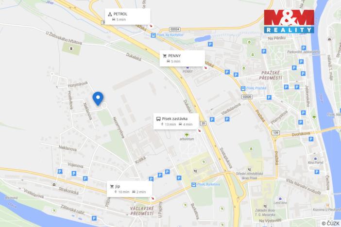 Prodej bytu 2+kk, Písek - Václavské Předměstí, Nezamyslova, 49 m2