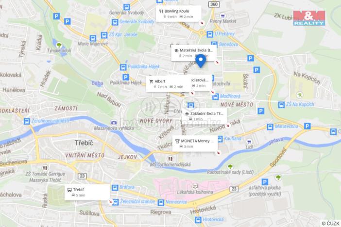 Prodej bytu 3+1, Třebíč - Nové Dvory, Velkomeziříčská, 76 m2
