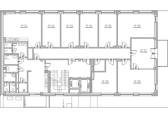 Pronájem kanceláře, Brno, Svatopetrská, 20 m2