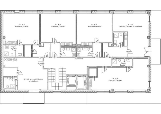 Pronájem kanceláře, Brno, Svatopetrská, 50 m2