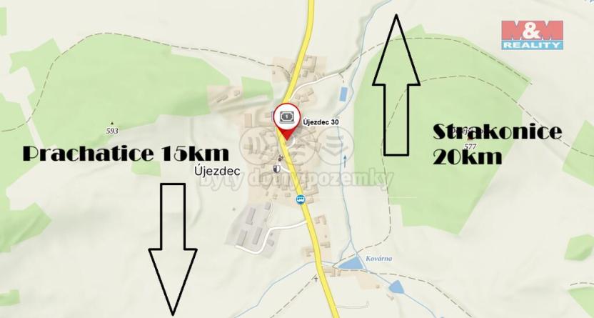 Prodej chalupy, Újezdec, 452 m2