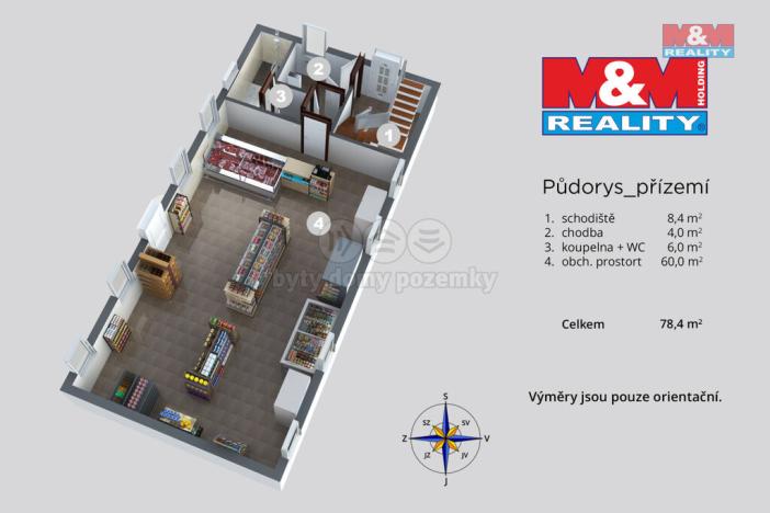 Prodej obchodního prostoru, Vilémov, 150 m2