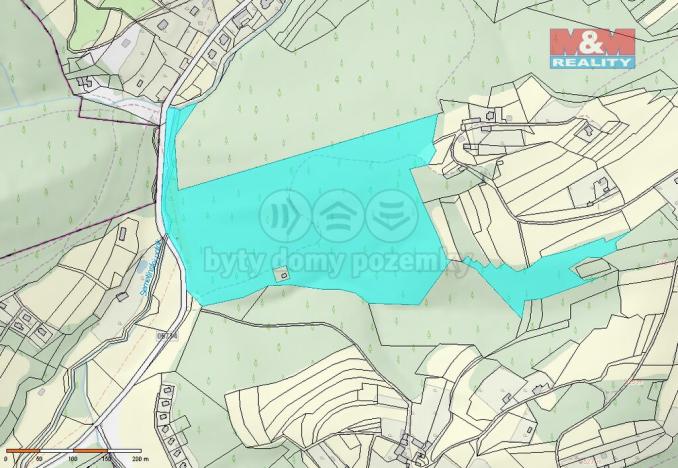 Prodej lesa, Vsetín, 50199 m2