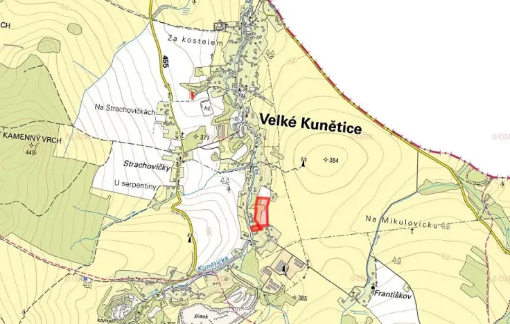 Prodej podílu pozemku pro bydlení, Velké Kunětice, 6121 m2