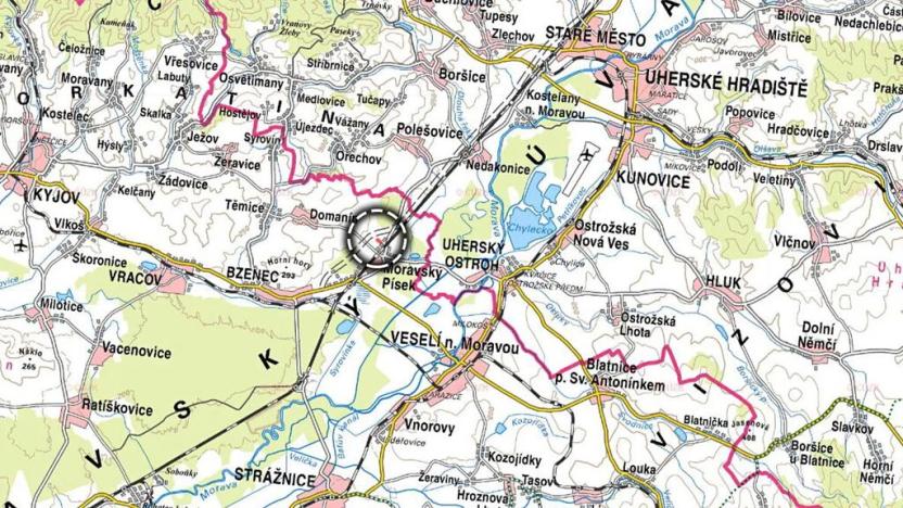 Prodej podílu komerčního pozemku, Moravský Písek, 774 m2