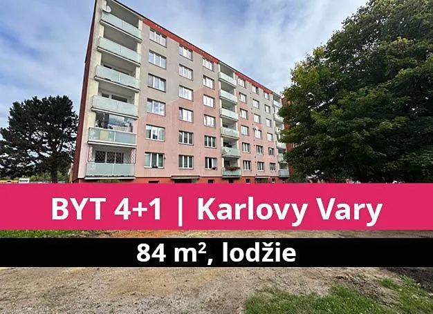 Prodej bytu 4+1, Karlovy Vary, Krušnohorská, 84 m2