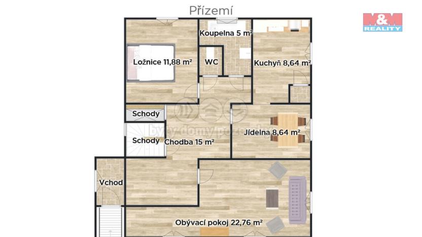 Prodej rodinného domu, Nechanice - Staré Nechanice, 160 m2
