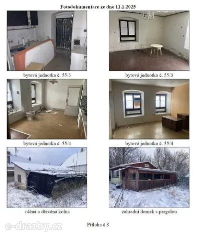 Dražba bytu 3+1, Bělá, 72 m2