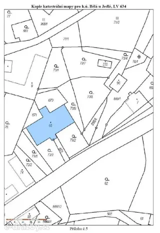 Dražba bytu 3+1, Bělá, 72 m2