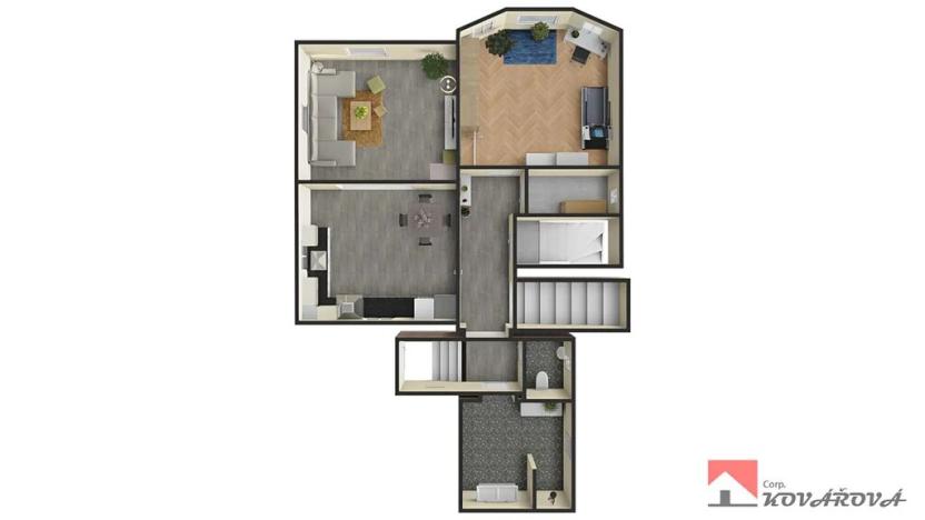 Prodej rodinného domu, Ledčice, 185 m2