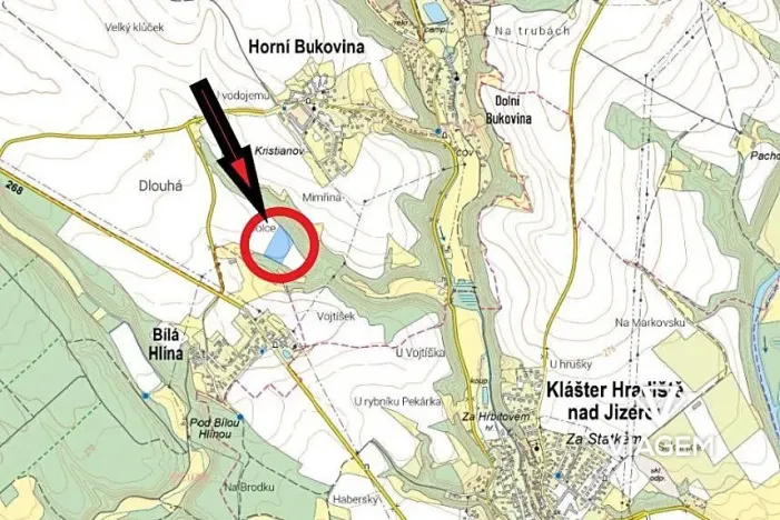 Prodej pole, Horní Bukovina, 15404 m2