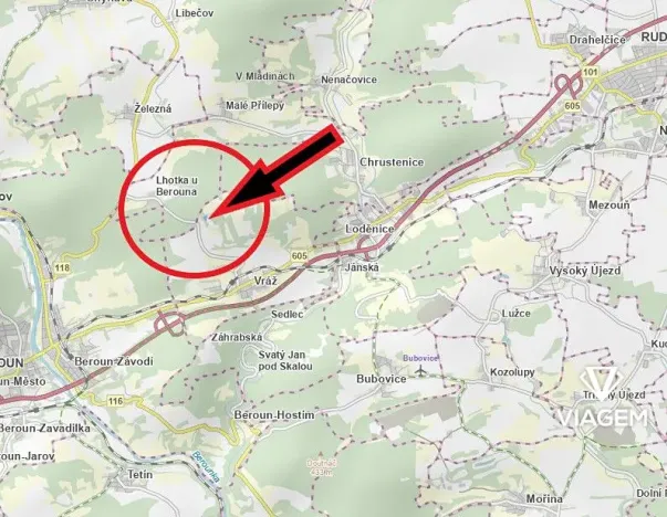 Prodej zahrady, Vráž, 3340 m2