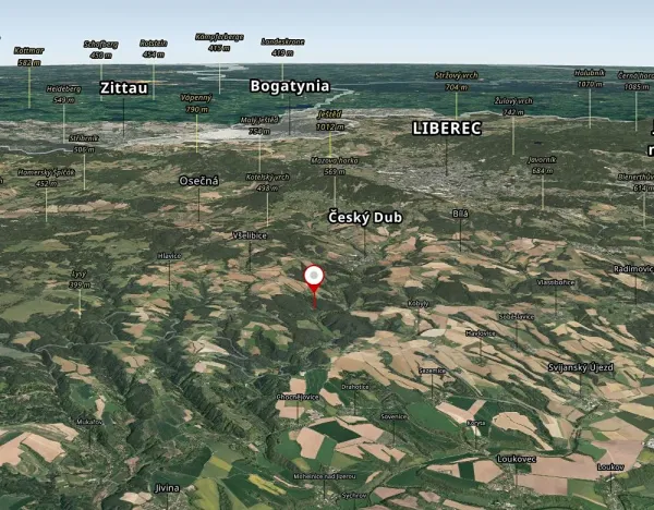 Prodej zahrady, Všelibice, 4954 m2