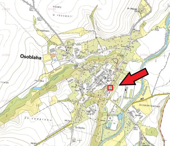 Prodej pozemku pro bydlení, Osoblaha, 191 m2