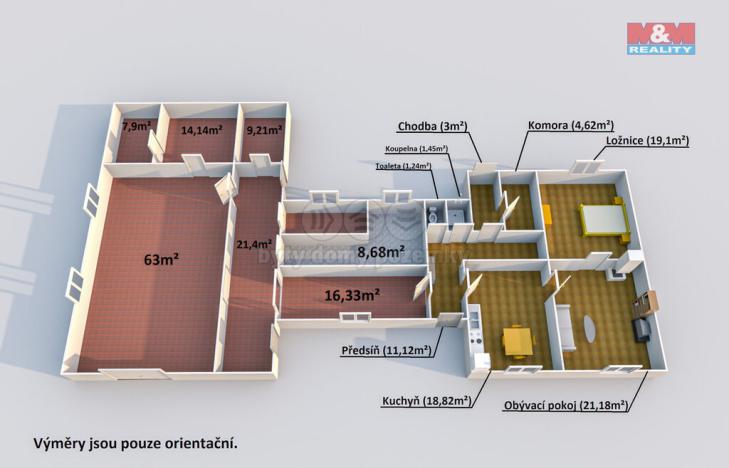 Prodej rodinného domu, Zahrádka, 300 m2