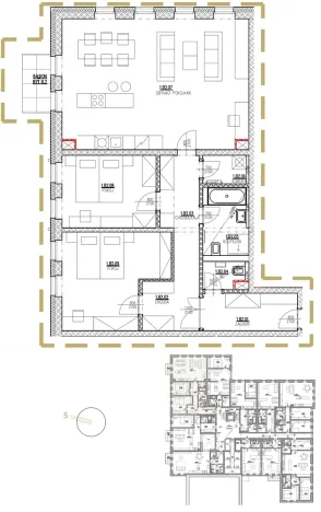 Prodej bytu 3+kk, Jablonec nad Nisou, Krkonošská, 110 m2