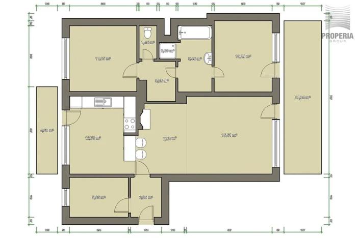 Prodej bytu 4+kk, Brno, Bohuslava Martinů, 82 m2