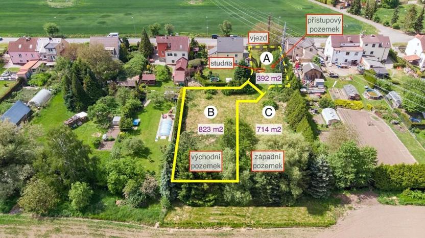 Prodej pozemku pro bydlení, Plzeň, 1019 m2