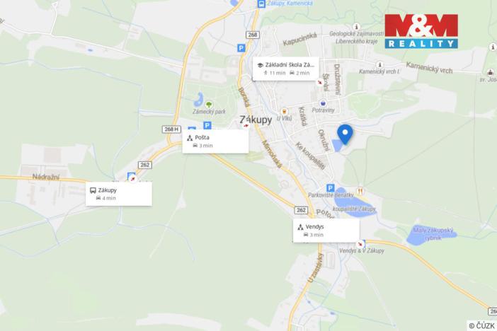 Prodej zahrady, Zákupy, 458 m2