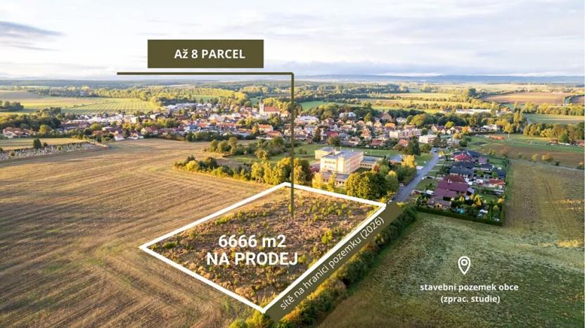 Prodej pozemku pro bydlení, Smidary, J. A. Komenského, 6666 m2