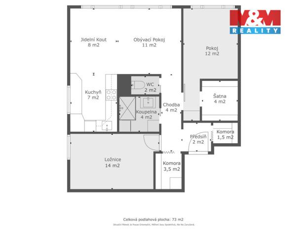 Prodej bytu 3+1, Beroun - Beroun-Město, Pod Homolkou, 75 m2