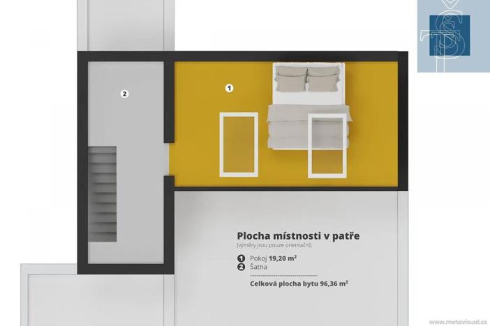 Prodej bytu 2+kk, Šestajovice, Komenského, 106 m2