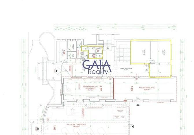 Pronájem kanceláře, Hodonín, Brněnská, 53 m2