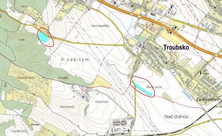 Prodej podílu pozemku, Troubsko, 7335 m2