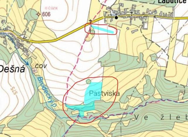 Prodej podílu pozemku, Suchdol, 9027 m2