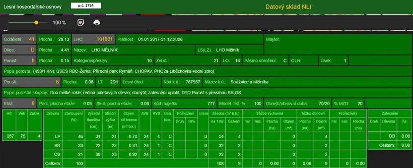 Prodej podílu lesa, Vysoká, 2782 m2