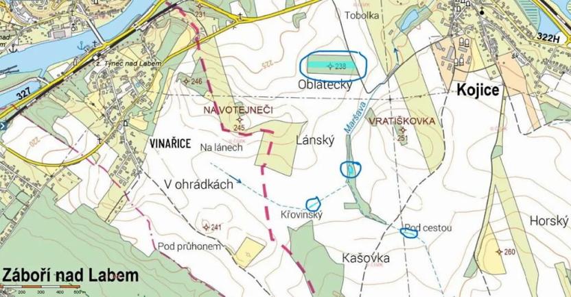 Prodej podílu pozemku, Kojice, 4807 m2