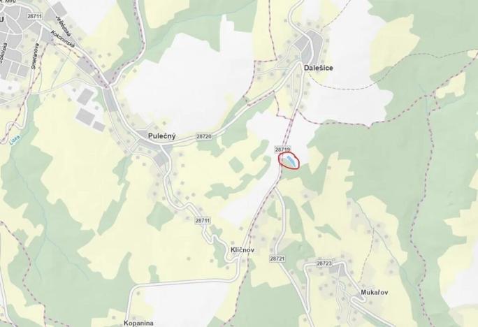 Prodej podílu pole, Malá Skála, 891 m2