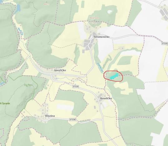 Prodej lesa, Luká, 8606 m2