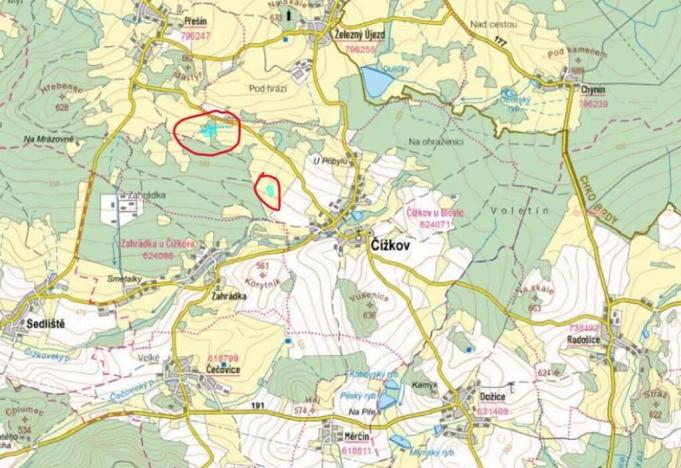 Prodej pozemku, Čížkov, 24151 m2