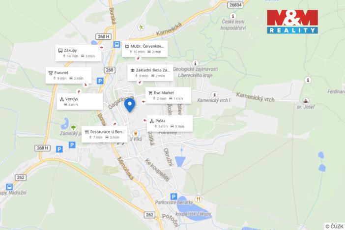 Pronájem rodinného domu, Zákupy, V Lukách, 90 m2