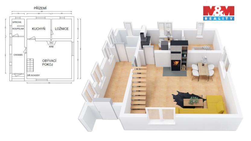 Prodej chalupy, Benešov nad Černou, 120 m2