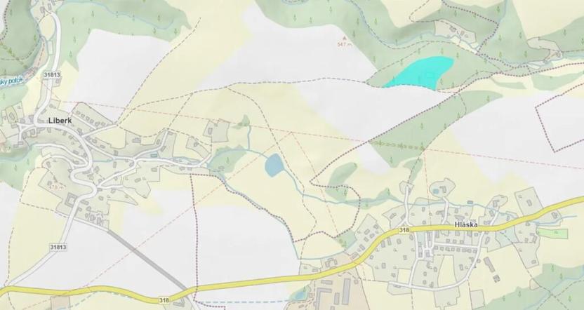 Prodej podílu lesa, Liberk, 5585 m2