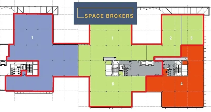 Pronájem kanceláře, Praha - Chodov, V parku, 990 m2