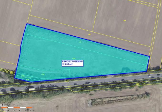 Prodej komerčního pozemku, Šestajovice, Poděbradská, 12535 m2