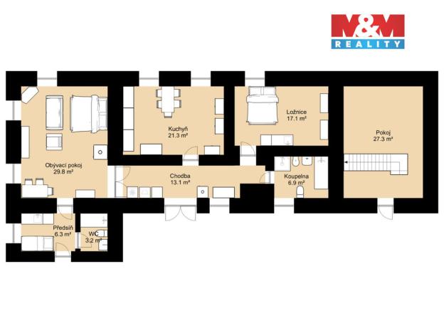 Prodej zemědělské usedlosti, Žirovnice - Vlčetín, 245 m2