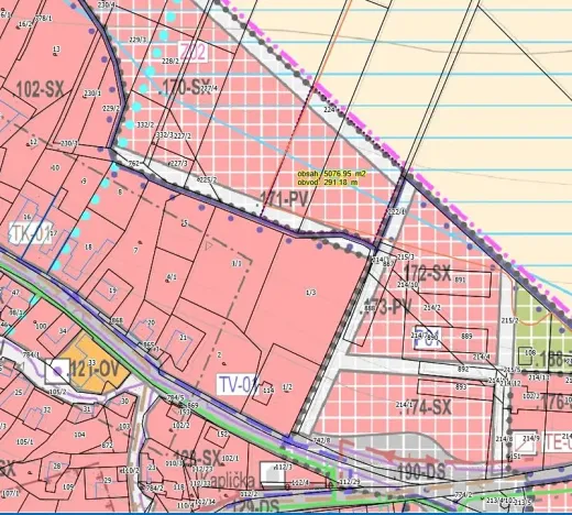 Prodej pozemku pro bydlení, Líšnice, 5077 m2