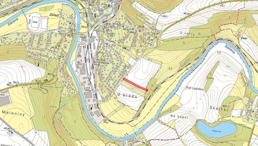 Prodej pozemku pro bydlení, Zruč nad Sázavou, 3495 m2